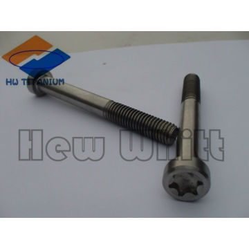 High strength GR5 titanium m6 screw torx head